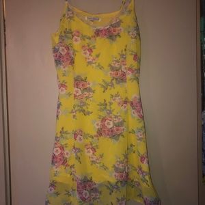 Lucca Couture Yellow Floral Fit&Flare XS